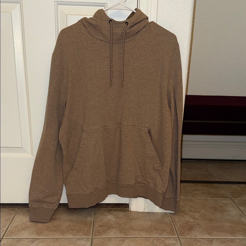 Brown Hoodie with Kangaroo Pocket